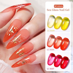 ยาทาเล็บเจลใส <span class=keywords><strong>LILYCUTE</strong></span> ยอดนิยม 24 สี เจลยูวีแอลอีดี สีเจลใสแบบแก้วทะเล สีอำพัน - Product Image 4