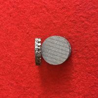 Filter Bubuk Peralatan Industri 304, Saringan Kawat Baja Tahan Karat, Bentuk Bulat, Cakram Filter Sinter