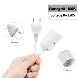 E27 linh hoạt mở rộng chuyển đổi dẫn ánh sáng bóng đèn mở rộng Adapter Tường Đèn cơ sở chủ vít ổ cắm E27 ổ cắm - Product Image 6