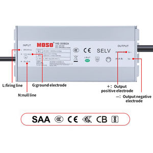 Рекламное освещение серии MOSO 176-264Vac V6E с постоянным напряжением IP67 DM 6 кВ см 10 кВ светодиодный драйвер - Product Image 6