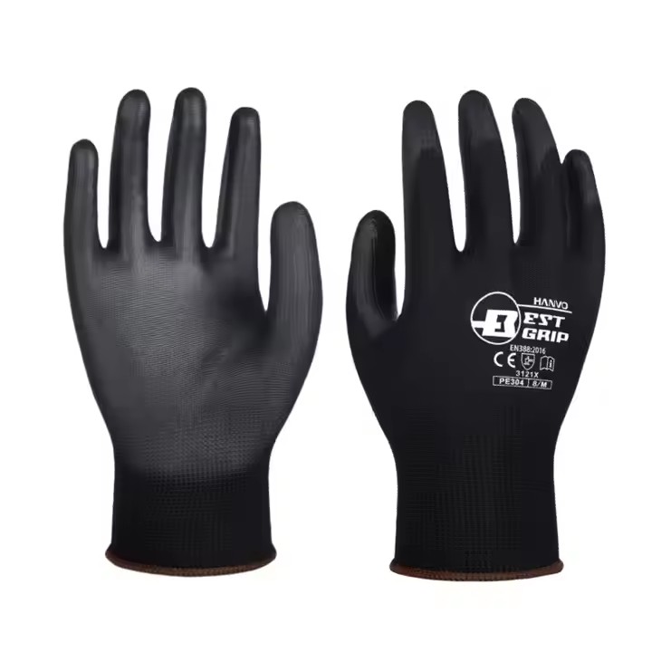 Factory Sale Various Polyester Nylon Gloves Work Construction Gloves Mechanic Construction Safety Gloves