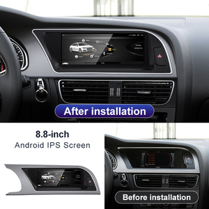 HFMidia MTK8581 Autoradio multimédia sans fil CarPlay Android 13 de 8,8 pouces pour AUDI 08-16 A5 S5 avec Bluetooth - Product Image 5