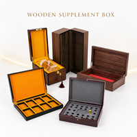 Boîte cadeau en bois MDF de luxe personnalisée avec gravure au laser et doublure en velours pour le rangement de bijoux et de capsules de thé
