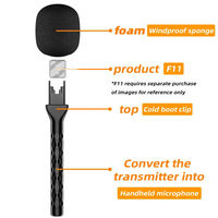 Nouveau microphone à condensateur sans fil portable universel H1 en plastique DJI pour interview, micro-cravate, station de télévision en direct, DJ USB-A