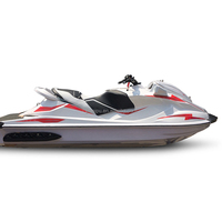 Bateau à moteur en fibre de verre pour deux personnes, bateau à moteur en fibre de verre pure, moteur électrique, moteur hors-bord 4 temps
