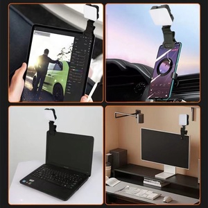 Mini Luce Portatile per Fotocamera per Streaming <span class=keywords><strong>Live</strong></span> e Fotografia, Temperatura Colore Regolabile 2500-9000K, Potenziamento Luminosità per Cellulare - Product Image 4
