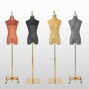 ชุดเดรสสีดำสำหรับตกแต่งแฟชั่นชุดเดรสหุ่นโชว์ปรับได้ - Product Image 2