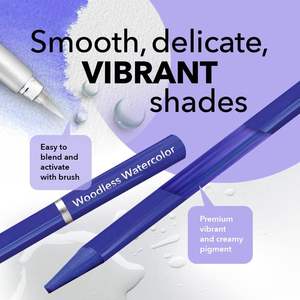 <span class=keywords><strong>Castle</strong></span> <span class=keywords><strong>Art</strong></span> fornisce 60 pezzi 48 colori senza legno matite ad acquerello Set più tutti i Core, per artisti adulti in custodia in tessuto resistente - Product Image 4