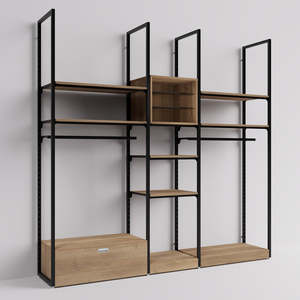 Kệ trưng bày siêu thị Kệ nhiều lớp lưu trữ đồ ăn vặt đảo kainice hạng nặng Gondola hiện đại Kệ sắt bằng gỗ - Product Image 6