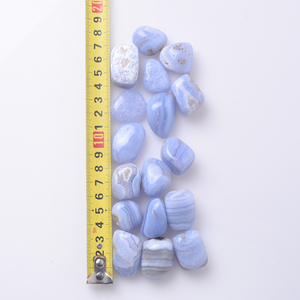 Pierres en <span class=keywords><strong>agate</strong></span> bleue naturelle, 10 pièces, vente en gros, décoration de guérison - Product Image 6