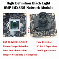 Module de caméra IP XM IMX335 6MP Starlight H.265 avec analyse intelligente IA, carte de puce IP CCTV, prend en charge la surveillance mobile
