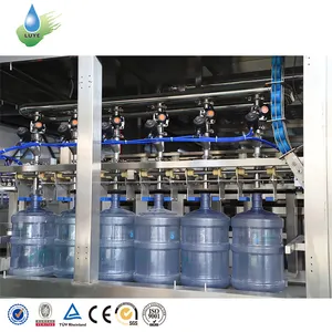 Totalmente automático fácil oprate 5 galões água 15 litros máquina enchimento linha de produção planta zhangjiagang