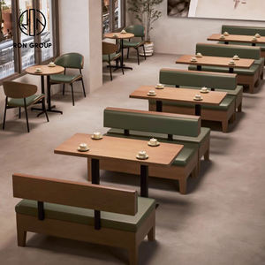 Ensemble canapé moderne et durable à armature métallique pour restaurant commercial, café et snack, boutiques, design d'intérieur gratuit - Product Image 3