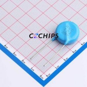 Condensateur céramique à disque traversant HVC-20KV-DL21-F12.5-102K, composant traversant (THT), P=12.5mm - Product Image 1