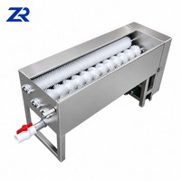 Laveuse industrielle de rangée unique en acier inoxydable pour œufs usagés, modèle USA