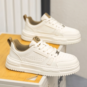 <span class=keywords><strong>รองเท้า</strong></span>ลำลองผู้ชายสีดำแบบผูกเชือก หัวกลม ทรงเตี้ย - Product Image 2