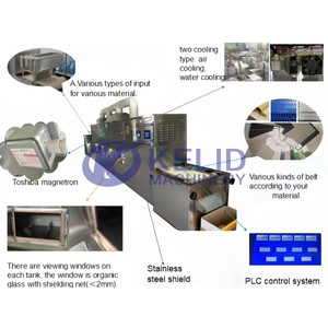 CE Eco-friendly Energy-saving No Damage PLC SUS304 Industrial <b>Microwave</b> <b>Sterilization</b> Machine for Seed KLD-50 High Efficiency th - Product Image 4