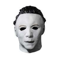 Costume de fête pour adultes, hommes et femmes, accessoires en latex, effrayant, horreur, cosplay, masque de visage réaliste effrayant, Halloween, Michael Myers, MJC022