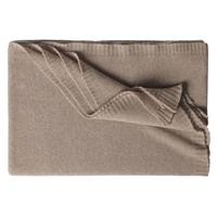 Manta de punto trenzado de cachemira color avena, acogedora y personalizable, para sofá y cama, cálida para invierno, para sala de estar, con borde acanalado