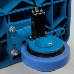 Handbrake Handling Trolley Platform Trolley Trolley Folding Mute <b>Plastic</b> Cart Trolley Trailer Trolley - Product Image 3