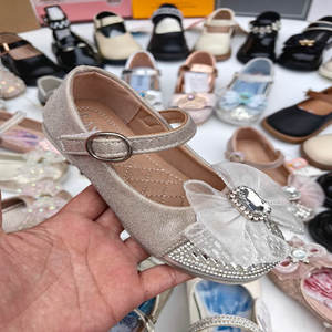 3.85 डॉलर मॉडल ZHX010 सैंडल आकार 15-25 नॉन-स्लिप फास्ट शिप प्रिंसेस बेबी स्टॉक फैंसी बेबी टॉडलर गर्ल्स जूते पैटर्न के साथ - Product Image 4