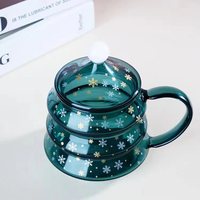 Carafe à eau en verre pour la maison avec tasses assorties, grande capacité, pour boissons froides, pichet à eau simple, cadeau de Noël