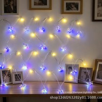 Grenzüberschreitende LED-Lichterketten mit fließendem Wasser-Effekt, Weihnachtsdekorationslichter, Feuerwerkslichter, Weihnachtsbaumbeleuchtung