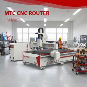 Máquina Fresadora CNC de 3 Ejes con Cambio Manual de Herramienta de la Mejor Calidad para Fabricación de Puertas de Gabinetes, Letreros y Corte de Acrílico - Product Image 1