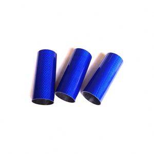 Tubos de Fieltro de Carbono con Degradado Azul 3K, 5mm de Grosor, Temperatura de Trabajo 200°C, Surtido Ligero para Proyectos DIY y Modelos RC - Product Image 4