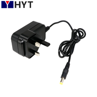 Adaptateur d'alimentation enfichable 3 broches UK 5V 24V 12V 3Amp DC Output pour éclairage LED en matériau PC