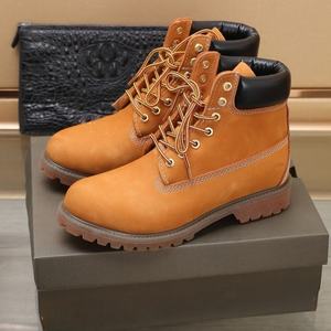Zapatos de Diseñador de Lujo para Mujer, Antideslizantes y Resistentes al Agua, Botas de Senderismo para Hombre, Botas de Trabajo Clásicas Retro de Cuero Genuino - Product Image 6