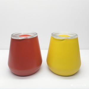 几何形状定制双层12盎司不锈钢真空保温咖啡杯不倒翁办公杯独特设计家庭办公室礼物 - Product Image 5