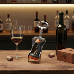 Tire-bouchon en acier Soft Collection Line Boîte de 96 avec logo personnalisable Ensemble d'ouvre-bouteille de vin électrique Ouvre-bouteille - Product Image 3