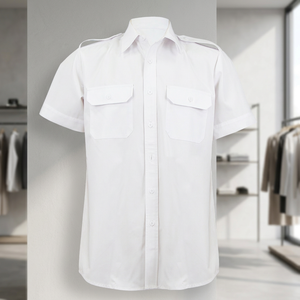 T-shirt de sécurité réfléchissant personnalisé en coton et viscose blanc à manches courtes pour uniforme de travail unisexe adulte - Product Image 4