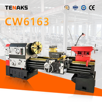 TENAKS - Tour horizontal manuel de haute précision et haute résistance CW6163 - Machine de traitement des métaux - Automatique - Multifonctionnel