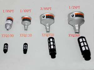 एयर मोटर मफलर x100 साइलेंसर 1/8 1 के लिए npt धातु मफलर - Product Image 6