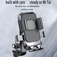 Support de téléphone portable en plastique pour moto, antivol, avec affichage des accessoires