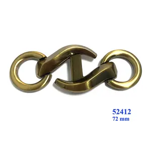 Metal shoe chain factory directly supplier ladies shoe buckles accessories