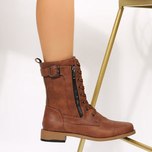 Bottes grande <span class=keywords><strong>taille</strong></span> style anglais, nouvelle collection automne 2025, bottes Martin vintage à fermeture éclair latérale, <span class=keywords><strong>taille</strong></span> <span class=keywords><strong>43</strong></span>, importées - Product Image 6