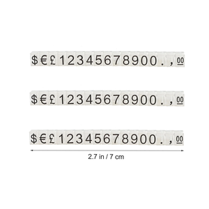 Alfanümerik Çıkarılabilir Geri Dönüştürülebilir Katlanabilir Döner Modern Özelleştirilmiş Saat Elektronik Ürünleri Mücevher Fiyat Gösterge Etiketleri Lüks Ürünler İçin - Product Image 5