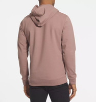 Sweatshirt Pullover Klasik Custom Bahan Polyester Katun Spandex Ringan, Hoodie Slim Fit Polos Custom untuk Pria