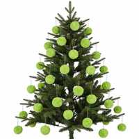 Kunstfell Pompon Weihnachtsanhänger Flauschige Plüschkugeln Hängende Baubeln für Weihnachtsbaum Feiertagsparty Heimdekoration