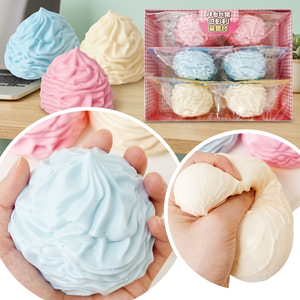 Jouet sensoriel géant en meringue, jouet anti-stress doux et crémeux, boîte cadeau - Product Image 2