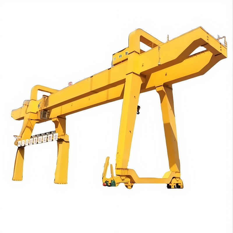Heavy Duty Double Girder Gantry Crane with New Motor Engine Gearbox Hoist 5-25 Ton Rated Loading Capacity 10m Max Lifting Height