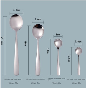 DFU0153 Couverts de qualité supérieure en acier inoxydable 18/10 de qualité alimentaire avec manche carré, finition miroir, couteau à steak, cuillère, fourchette - Product Image 2