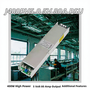 แหล่งจ่ายไฟสลับกระแสไฟ AC เป็น DC แบบเอาต์พุตเดี่ยว 400W 5V 80A สำหรับอุตสาหกรรม พร้อมหน้าจอแสดงผลแบบโปร่งใส ใช้เฉพาะสำหรับจอ LED - Product Image 2