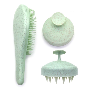 Cepillo de pelo <span class=keywords><strong>para</strong></span> desenredar, masajeador de cuero cabelludo, champú, cabeza de silicona, logo - Product Image 5