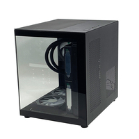 PCOOLING Étui pour PC de jeu Atx Itx M-Atx Étui de jeu Mid Towerr Personnaliser Étui d'ordinateur de jeu de couleur blanche transparente