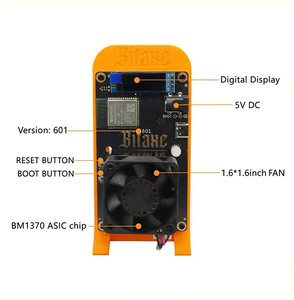 Dce thợ mỏ bitaxe Gamma 601 1.2t Solo BTC nhà thợ mỏ DCE thợ mỏ bitaxe Gamma 601 1.2t Máy tính xử lý dữ liệu - Product Image 2