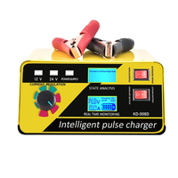 Chargeur de batterie intelligent pour véhicules électriques 12V 24V 20A, chargeur de batterie 12V pour moto, camion, bateau, chargeur de batterie au plomb-acide